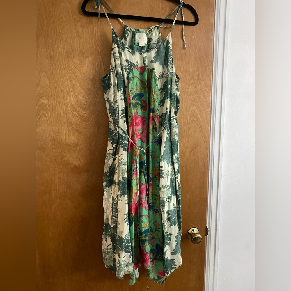 Anthropologie Maeve Silk Sundress